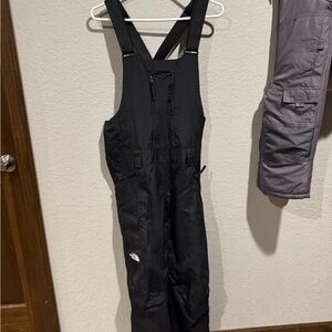 The North Face Black Insulated Bib Overalls